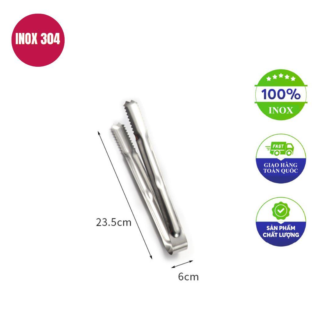 Minh họa các thông số kỹ thuật quan trọng cần xem xét khi chọn mua kẹp gắp inox.