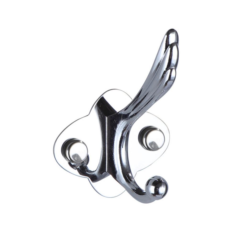 Bản vẽ kỹ thuật thể hiện các thông số quan trọng của một móc treo inox gắn tường.