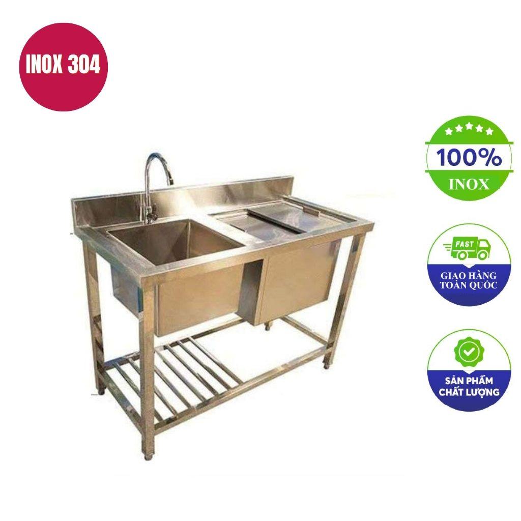 Thùng Đá Inox quầy bar Kèm Chậu Rửa