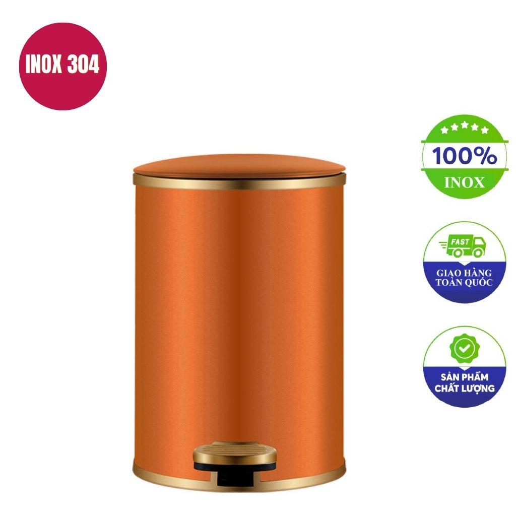 Thùng rác inox phân loại 2 ngăn là giải pháp lý tưởng cho các văn phòng hiện đại.