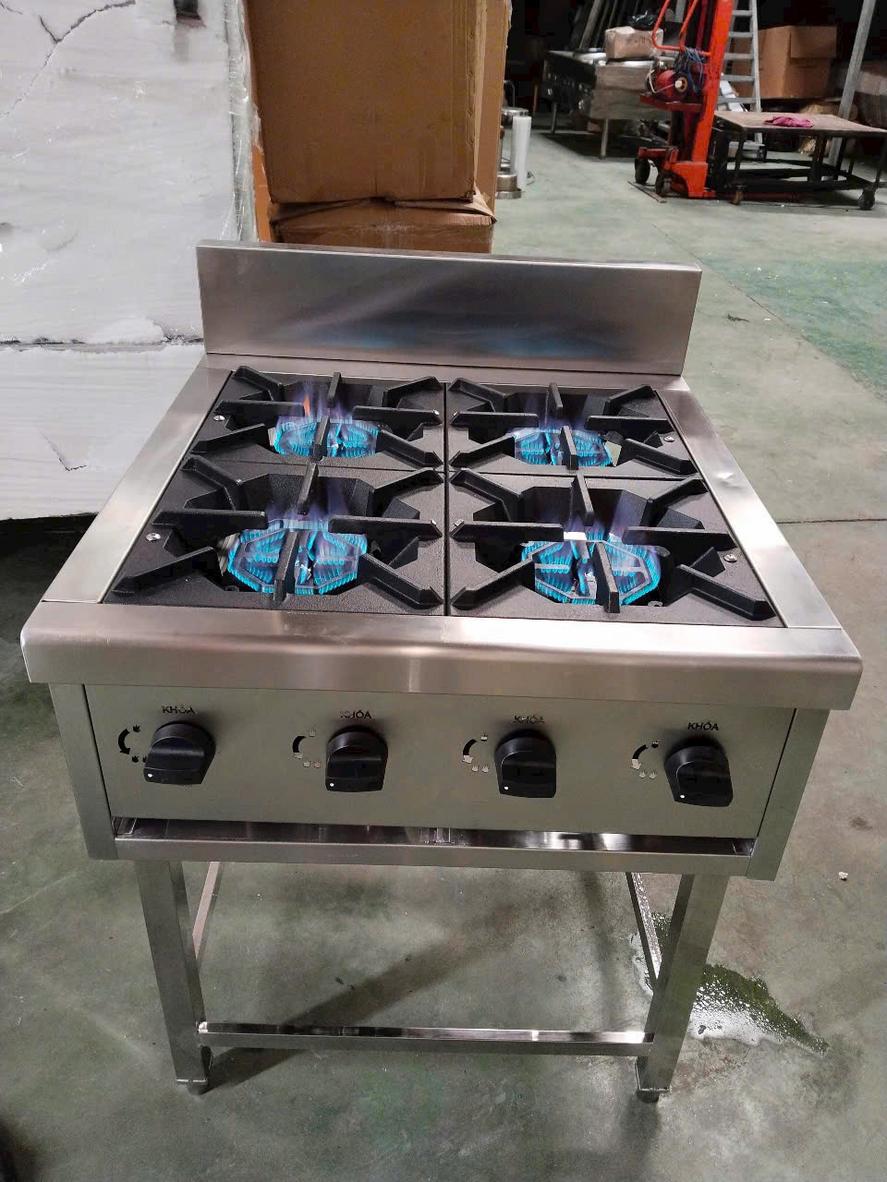 Logo của các thương hiệu bếp ga công nghiệp nổi tiếng.