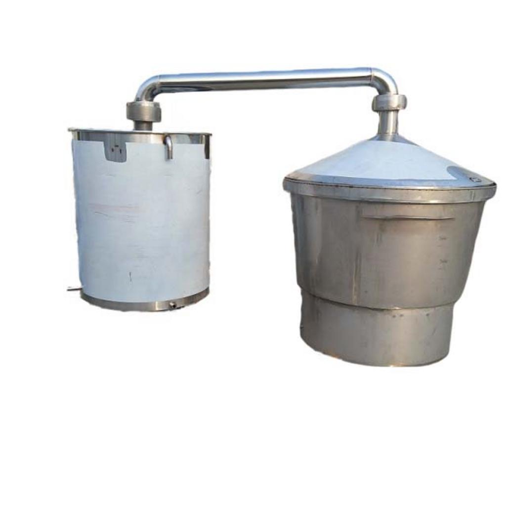 Sơ đồ tổng quan về cấu tạo và nguyên lý hoạt động của nồi nấu rượu bằng điện công nghiệp.