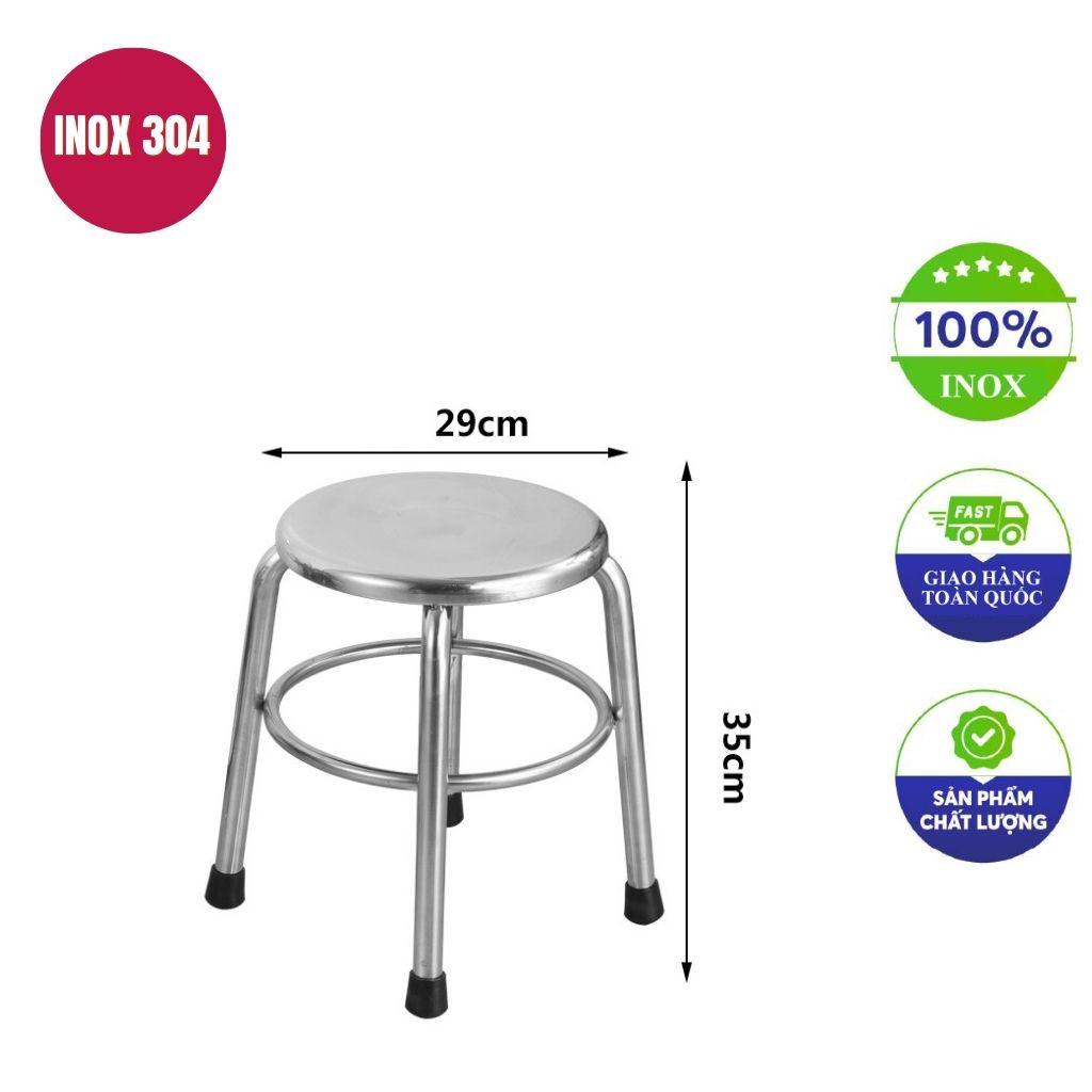 Ghế inox tròn được ứng dụng rộng rãi trong nhiều ngành công nghiệp khác nhau.