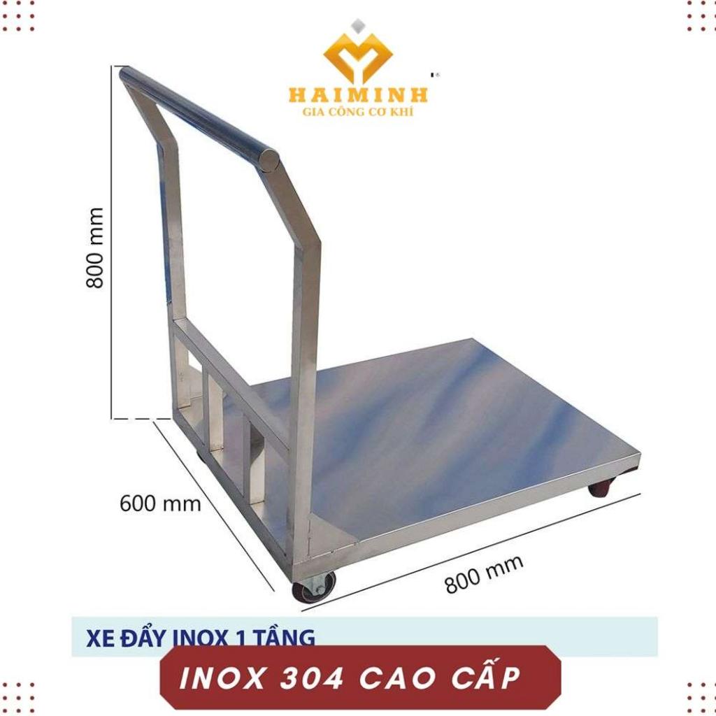 Xe đẩy 1 tầng inox