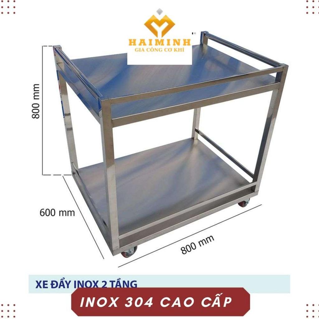 Xe đẩy hàng 2 tầng