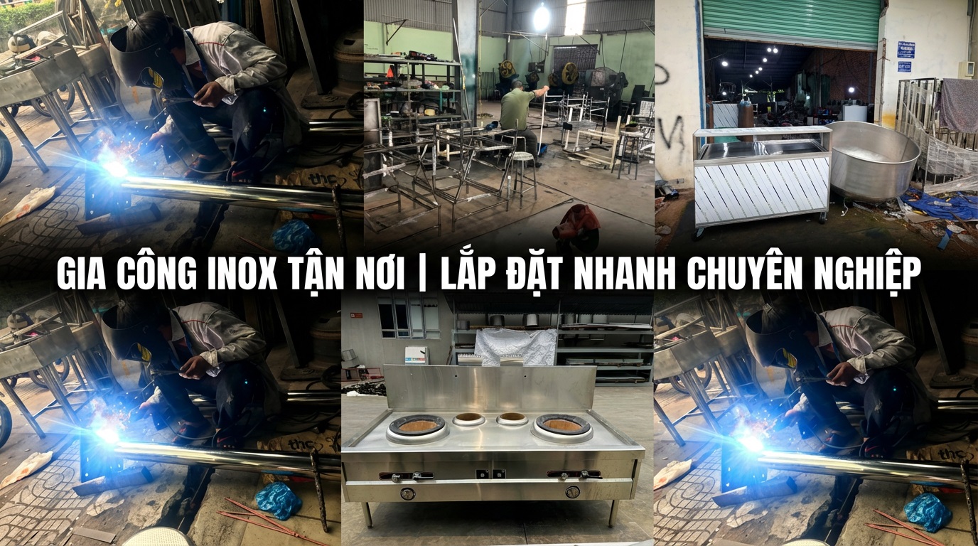QUY MÔ XƯỞNG SẢN XUẤT INOX HIỆN ĐẠI