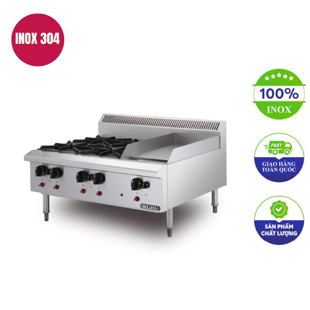 Bếp âu 4 họng có chiên phẳng Berjaya OB4GG1B-17