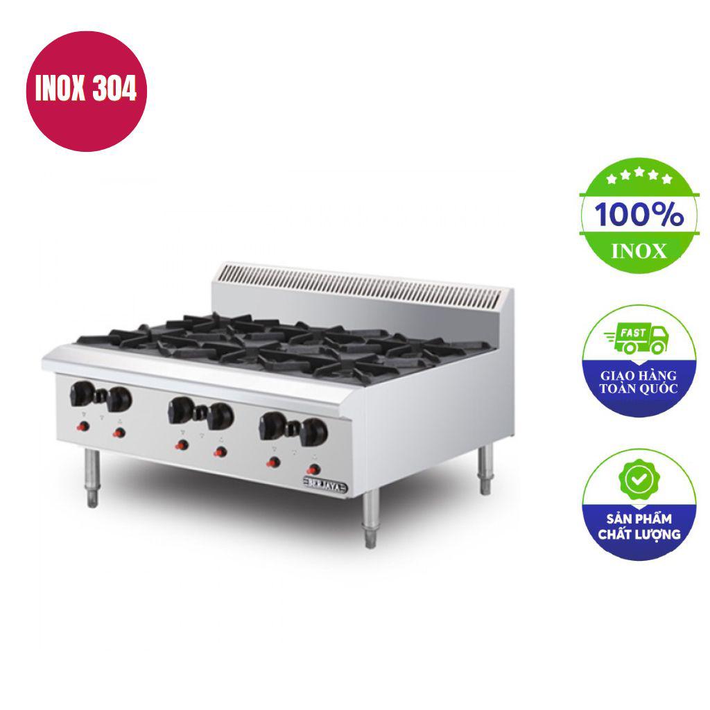 Bếp âu 6 họng dùng gas Berjaya OB6-17