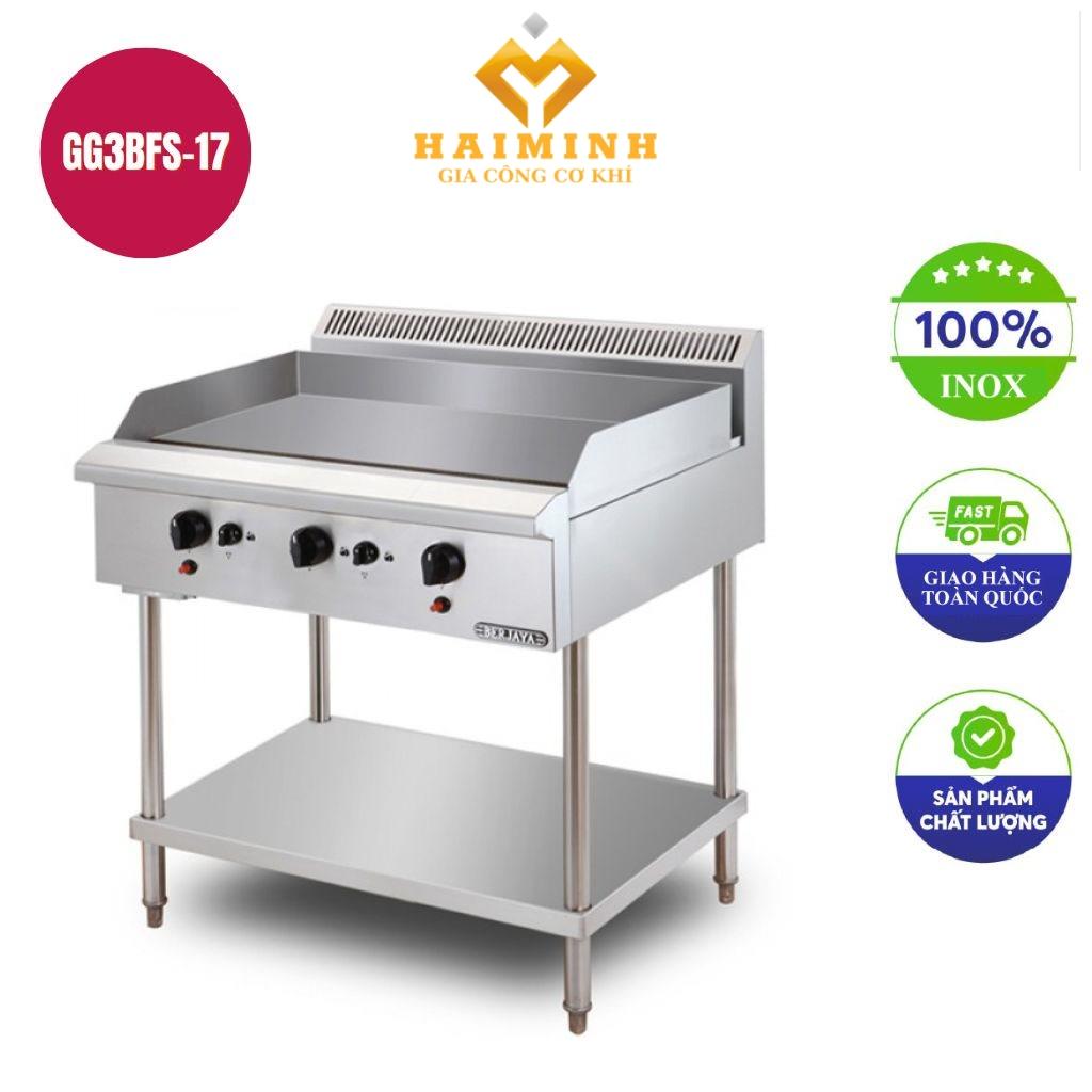 Bếp chiên bề mặt dùng gas có chân đứng GG3BFS-17