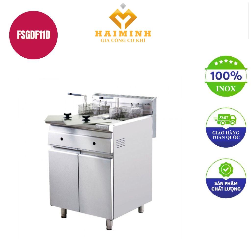 Bếp chiên nhúng đôi dùng gas GDF11D