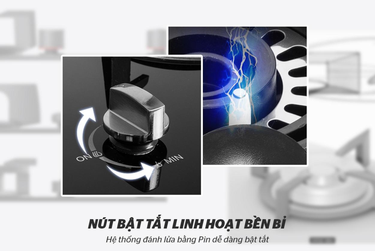 Cận cảnh mặt kính cường lực 8mm của Sunhouse SHB6636.