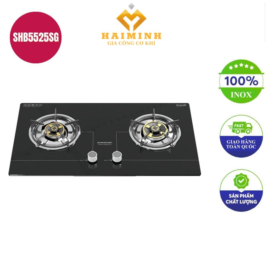 Bếp ga âm mặt kính Sunhouse SHB5525SG
