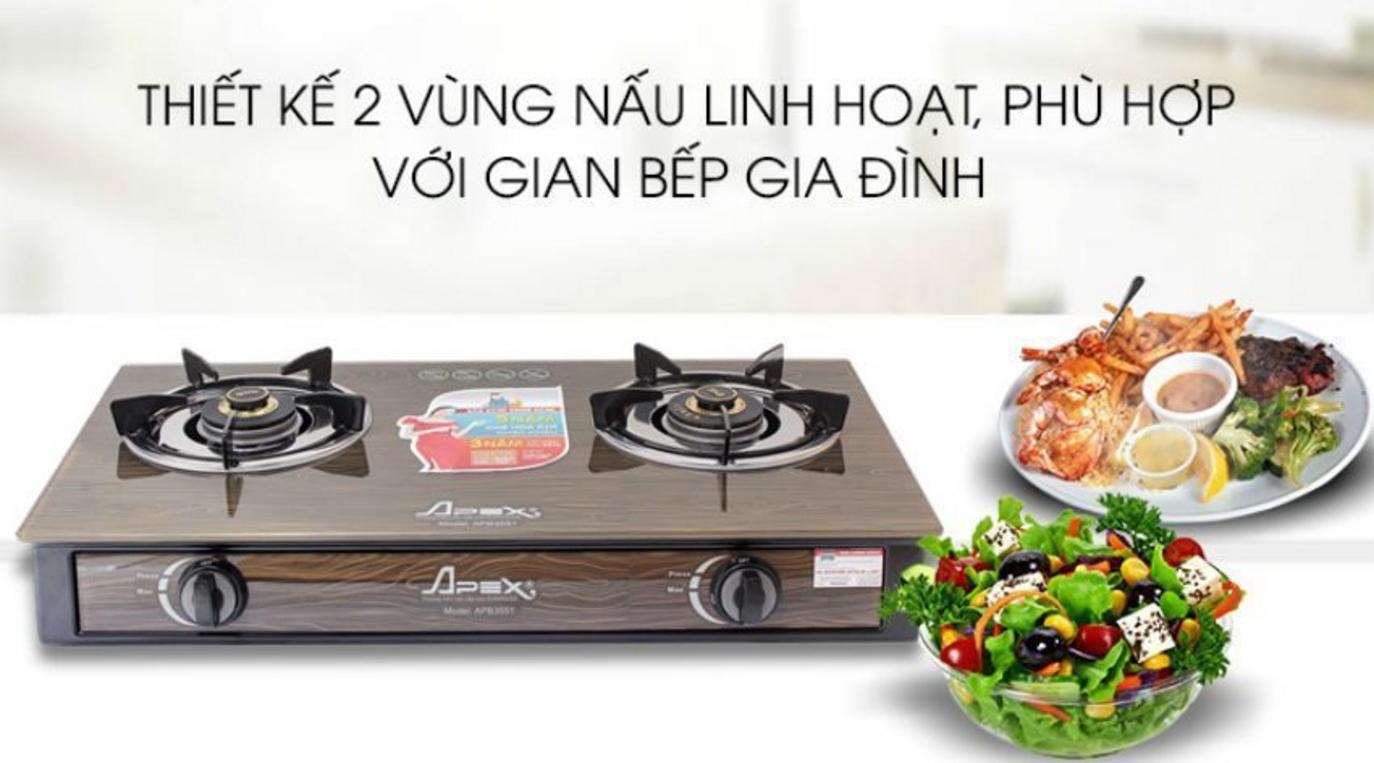 Đầu đốt đồng thau của Apex APB3551 — tập trung nhiệt, tiết kiệm nhiên liệu.
