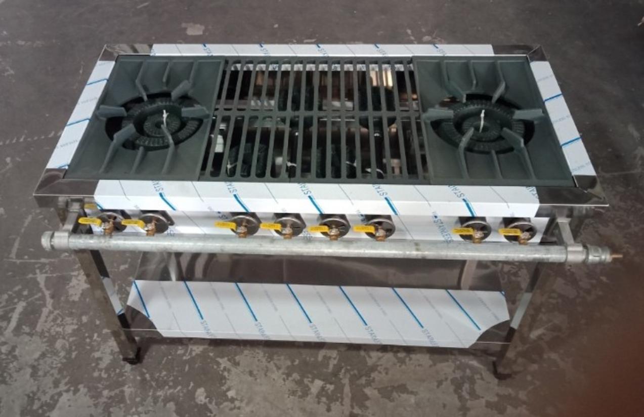 Cận cảnh khung Inox 201 và mối hàn chất lượng - dễ vệ sinh, chống ăn mòn.