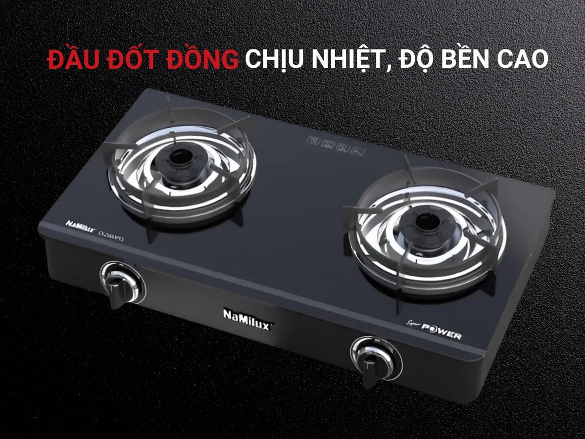 Hình ảnh thực tế Bếp Gas Đôi NaMilux DL2163APS (7 tấc) cung cấp bởi Cơ Khí Hải Minh.
