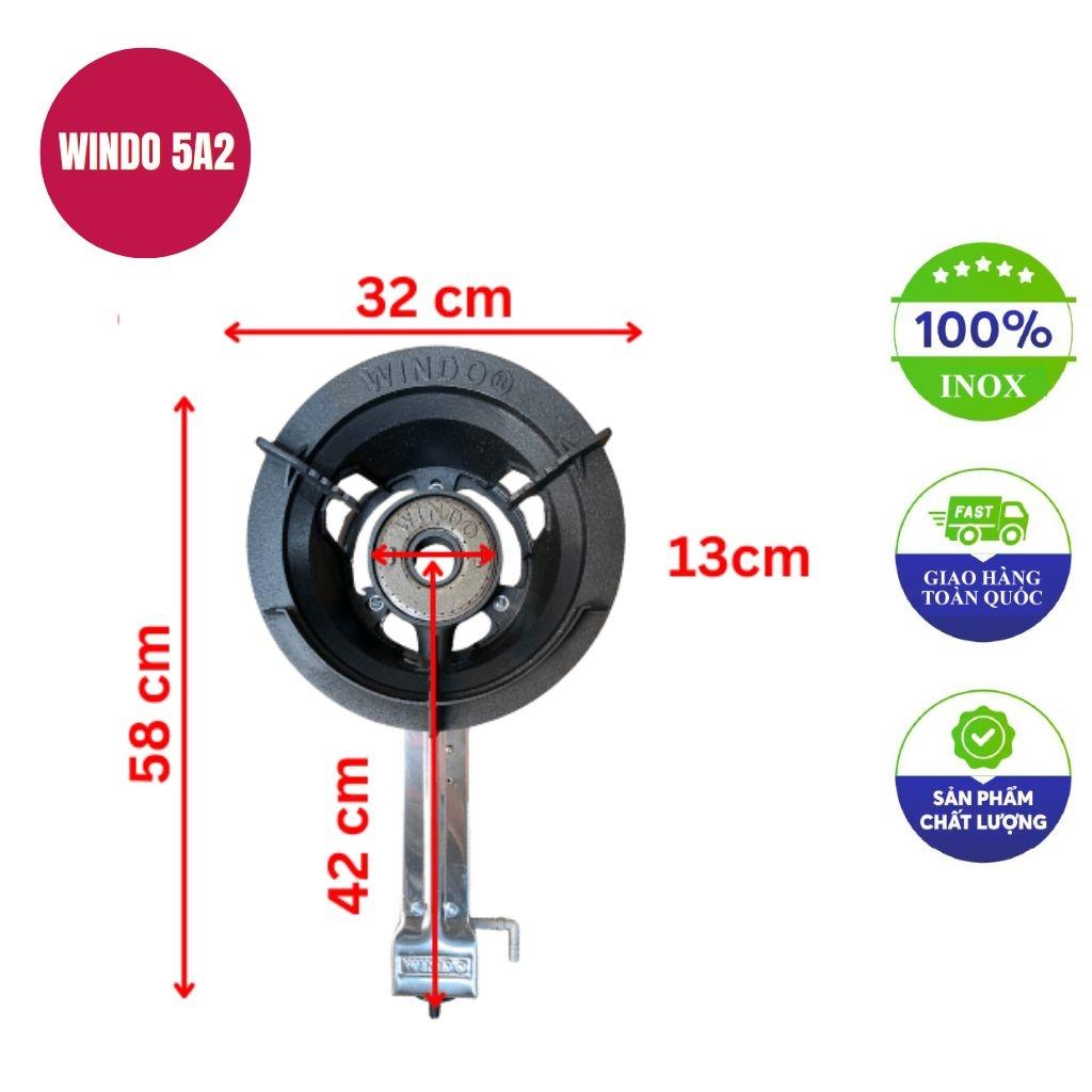 Bếp gas khè công nghiệp WINDO 5A2