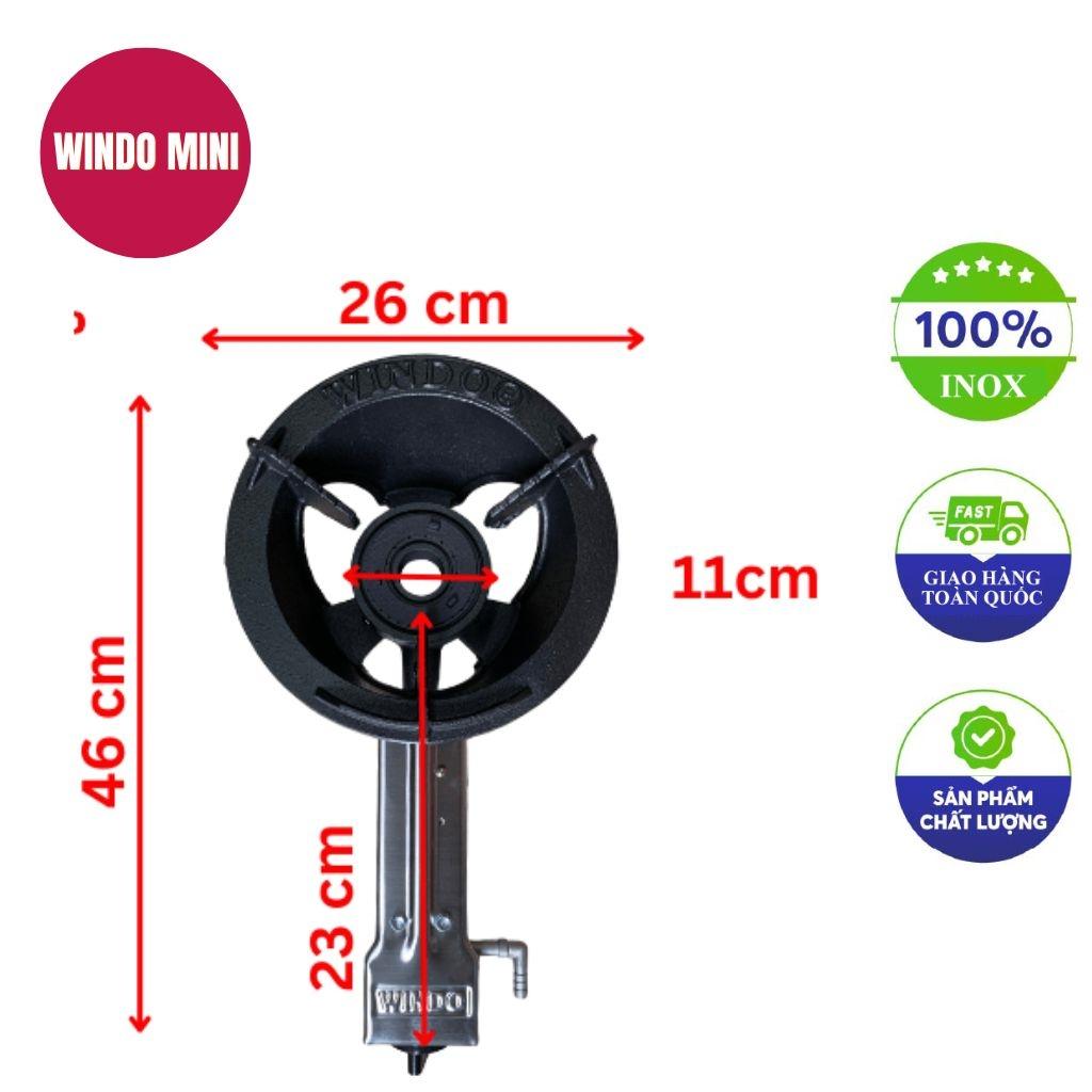 Bếp gas khè công nghiệp WINDO mini