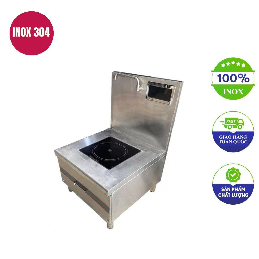 Bếp hầm đơn điện từ 8kw mặt phẳng 700x700x550mm