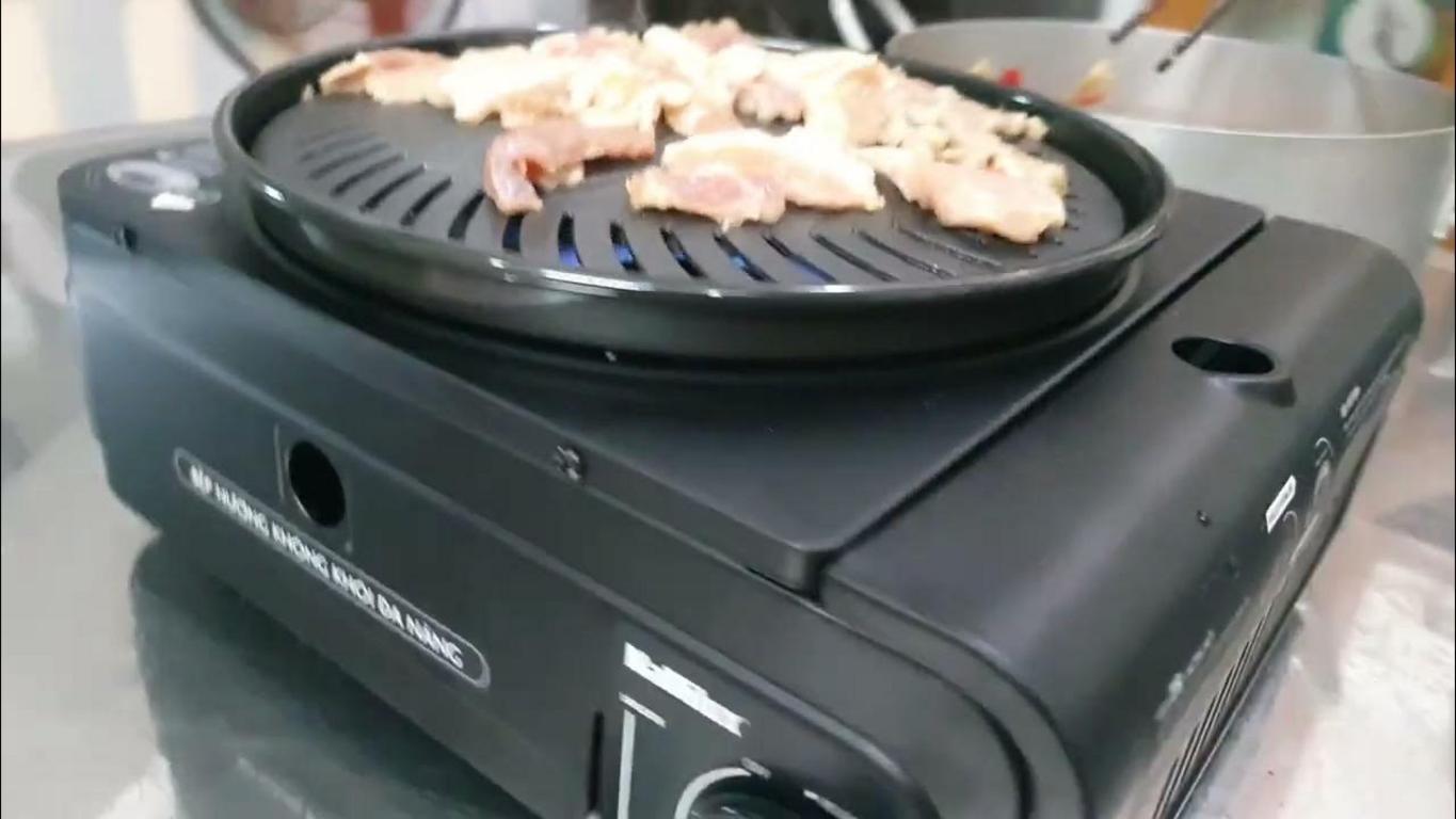 Minh họa ngọn lửa ổn định và tiêu thụ gas thấp của GS3423PF.