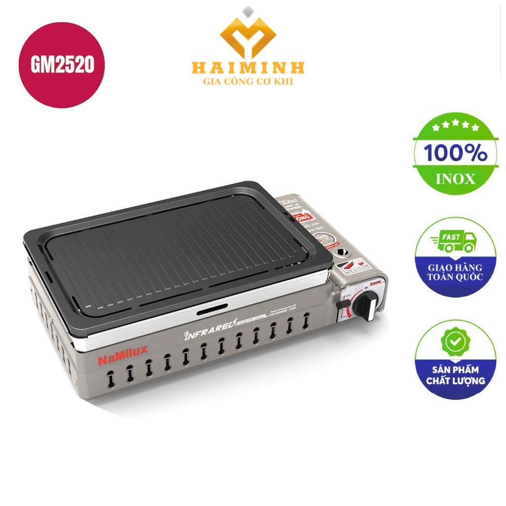 Bếp nướng gas hồng ngoại đa năng namilux GM2520 (vỉ teflon)