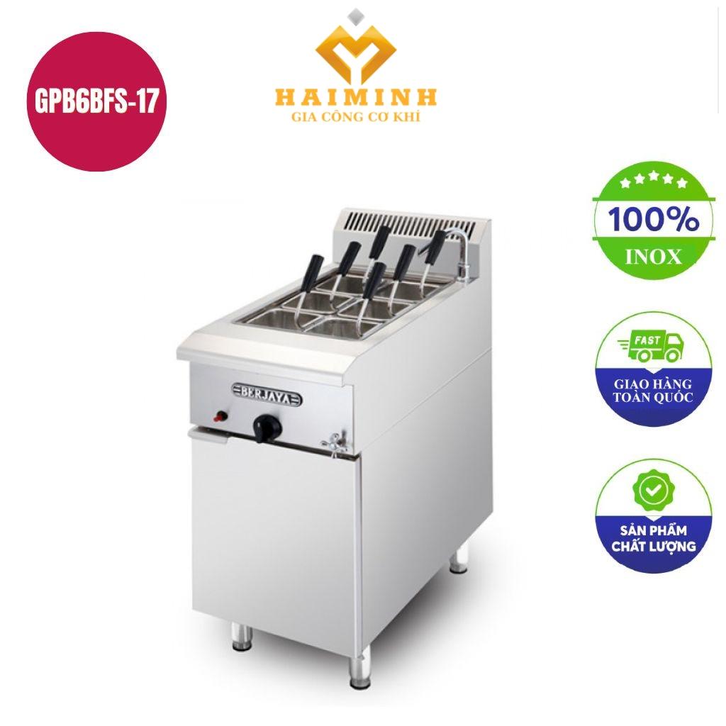 Bếp trụng mì dùng gas Berjaya GPB6BFS-17