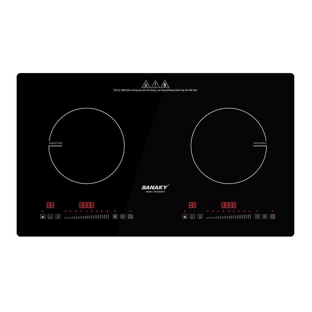 Bếp Từ – Hồng ngoại đôi Sanaky VH-2500HGT Hai Đảo Bếp
