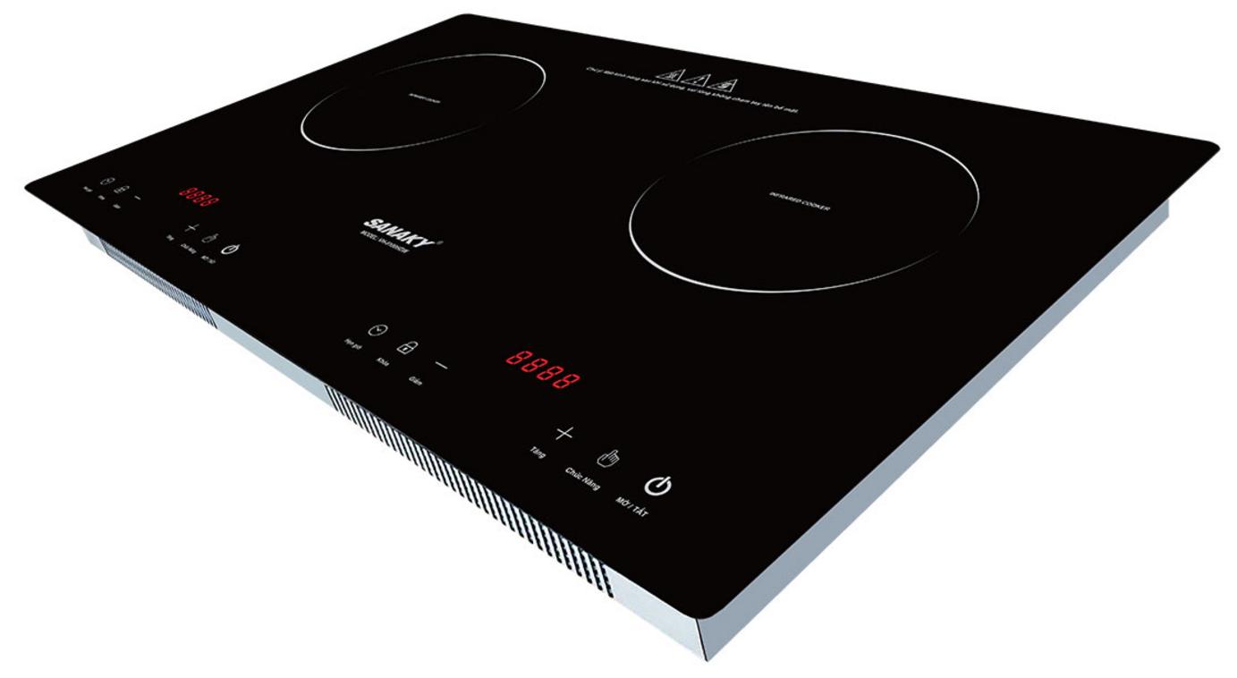 Mặt kính Ceramic chịu nhiệt, dễ vệ sinh, tăng tuổi thọ sản phẩm.