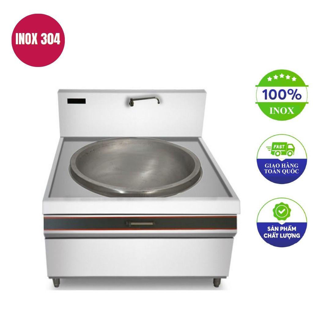 Bếp xào đơn điện từ 15kw mặt lõm xào trực tiếp phi 600