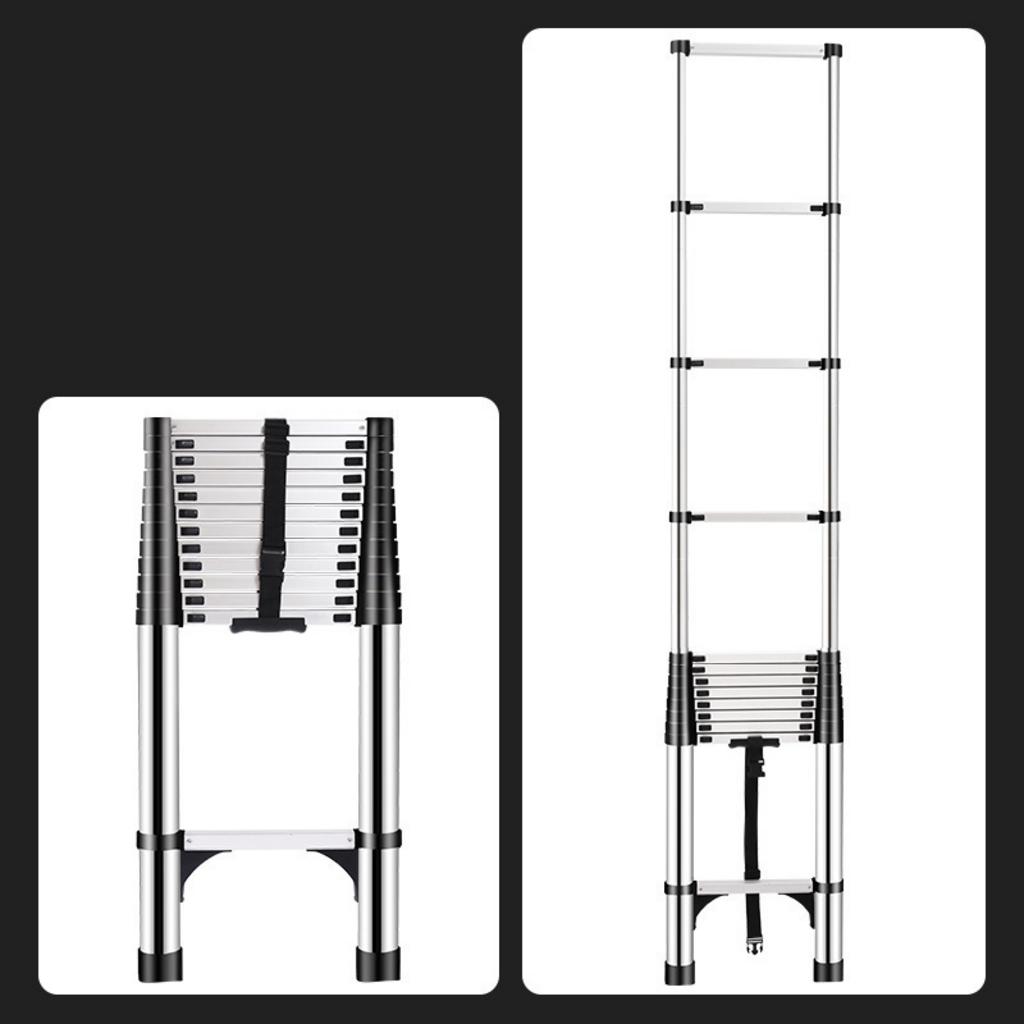 Cận cảnh mặt bậc thang inox được dập lỗ để tăng ma sát và chống trượt.