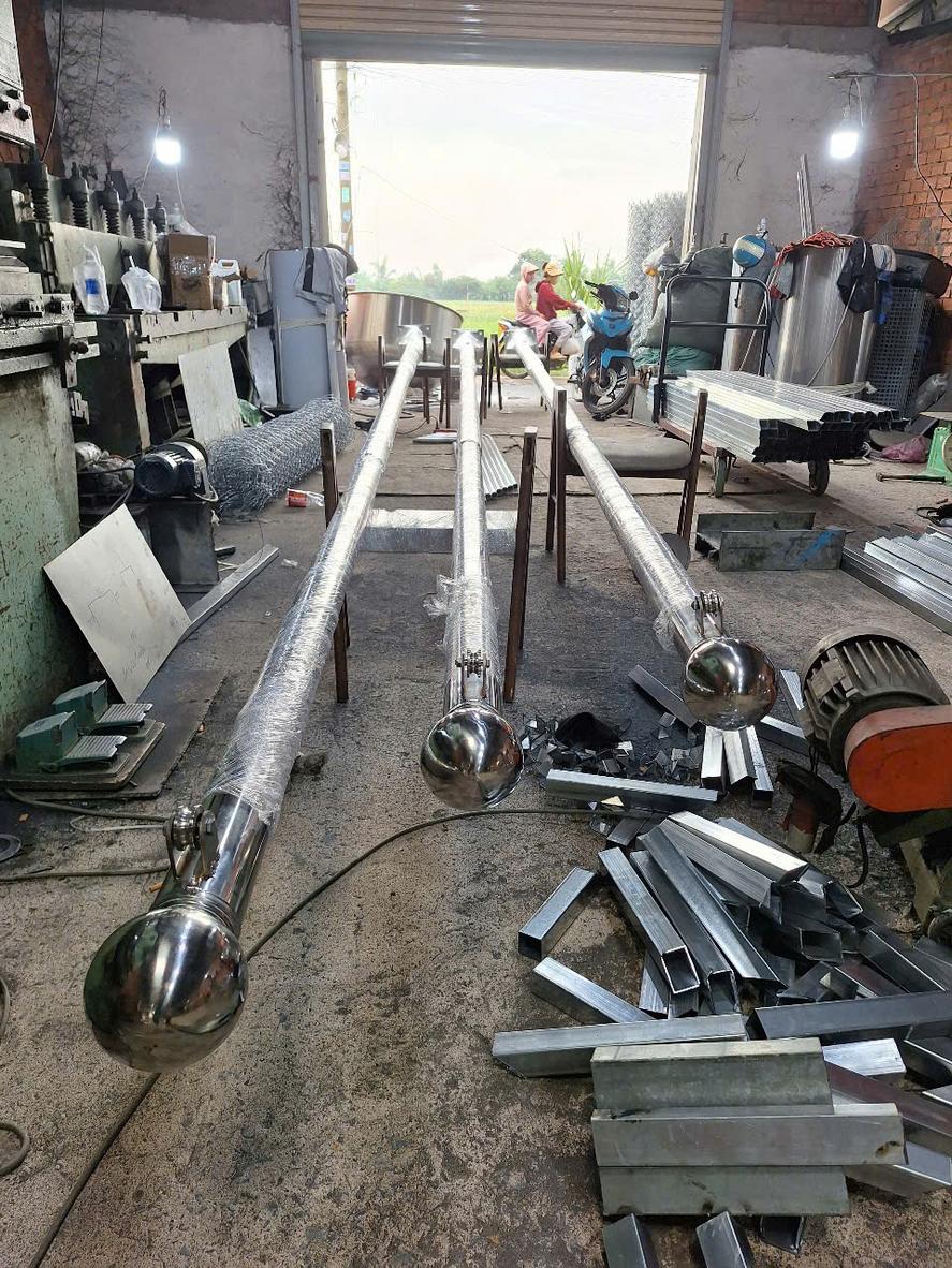 Mốc thời gian cam kết trong dự án gia công inox.