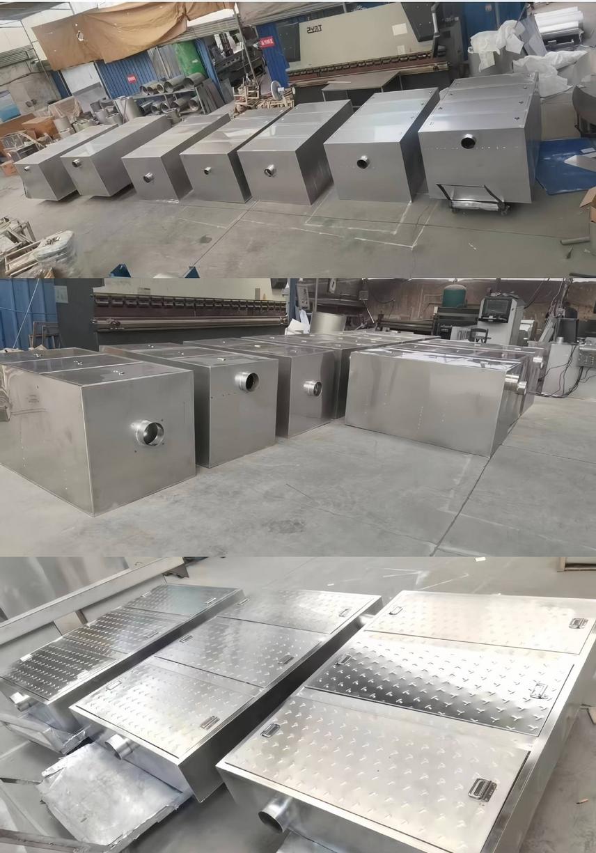 Bếp công nghiệp vận hành ổn định nhờ bẫy mỡ lắp đặt đúng chuẩn kỹ thuật.