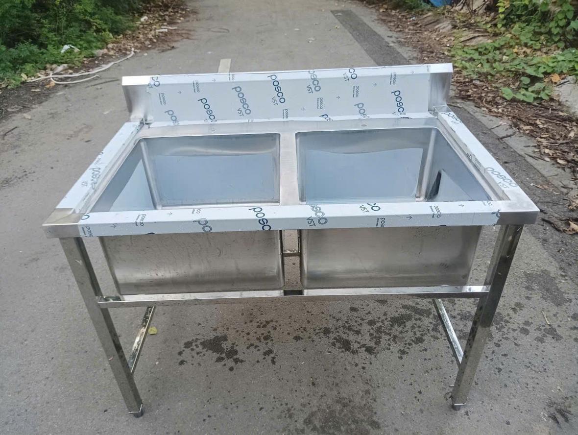 Toàn cảnh dây chuyền gia công inox tại xưởng Cơ Khí Hải Minh.