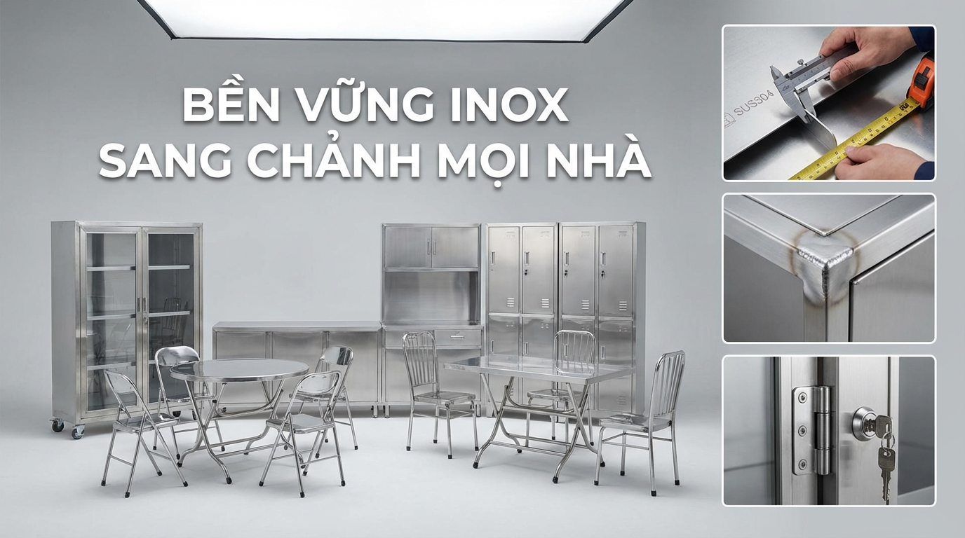 Báo giá Bàn Inox tham khảo các dòng phổ biến