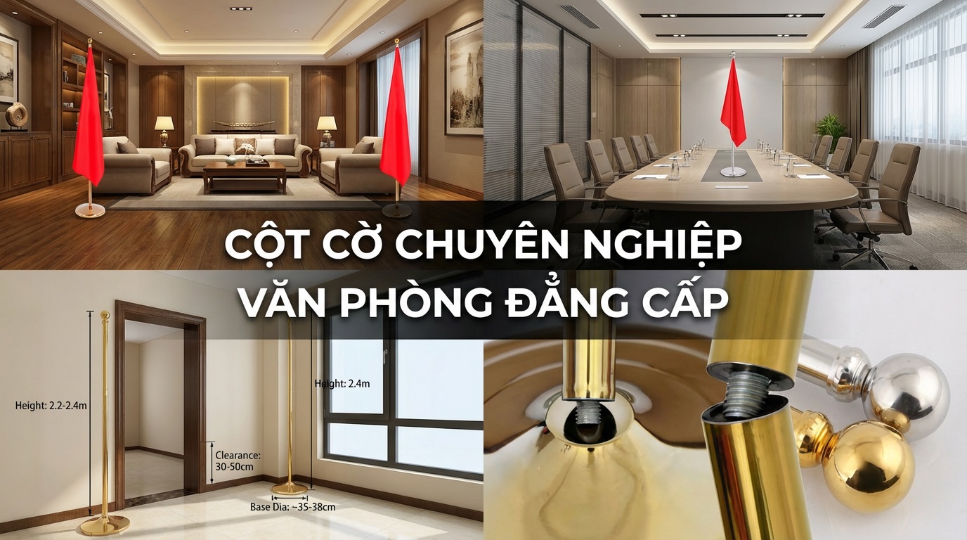 Danh Mục Cột cờ inox văn phòng