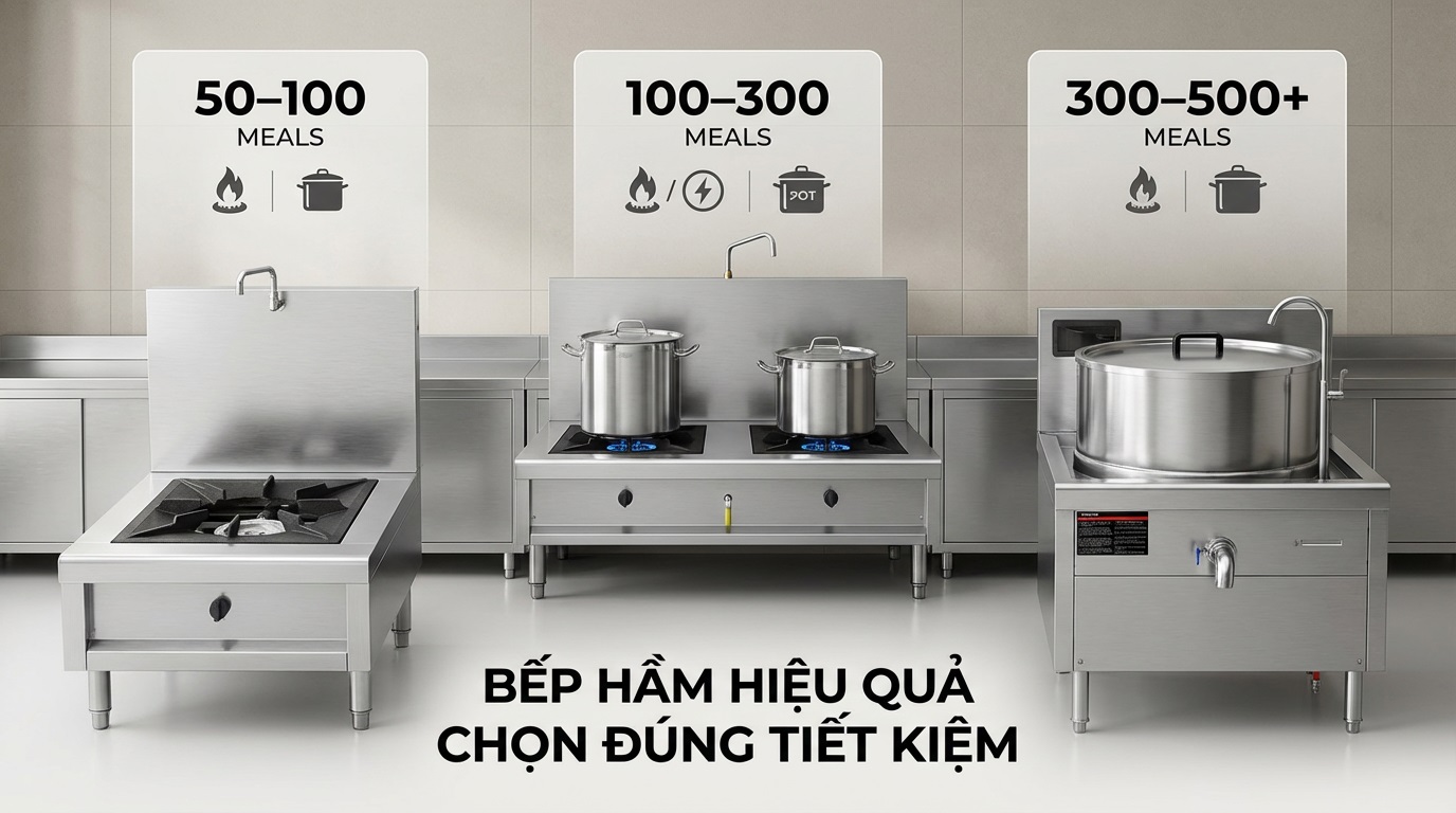 Tại sao nên chuyển đổi từ Bếp Gas sang Bếp Điện Từ Công Nghiệp