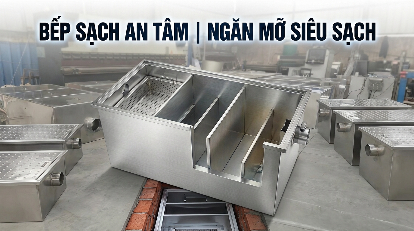 Bể tách mỡ nhà hàng