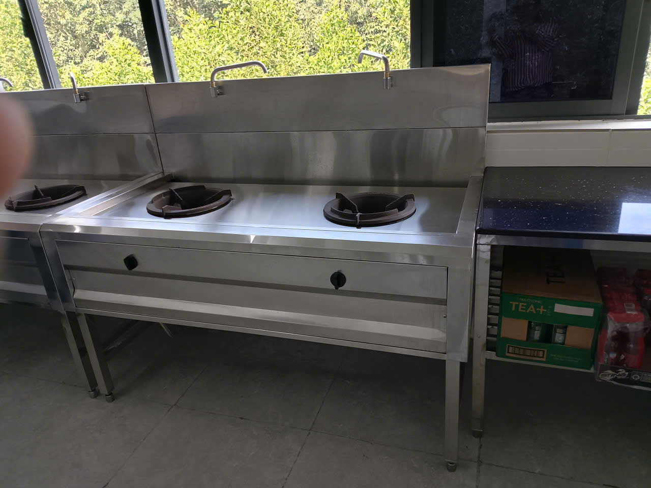 thi công bếp ăn công nghiệp công ty UNIND Bình Phước 2025 lắp đặt bếp á công nghiệp