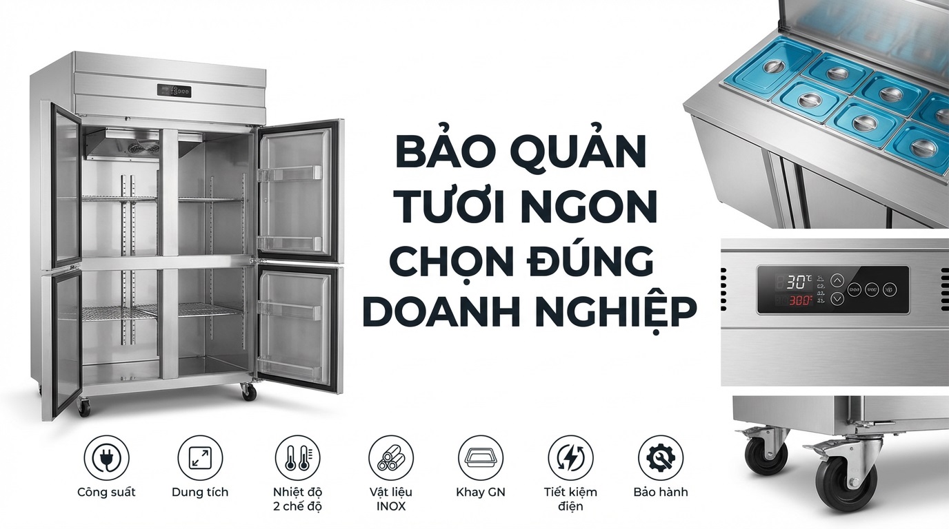 Kinh nghiệm chọn mua Tủ mát tiết kiệm và hiệu quả