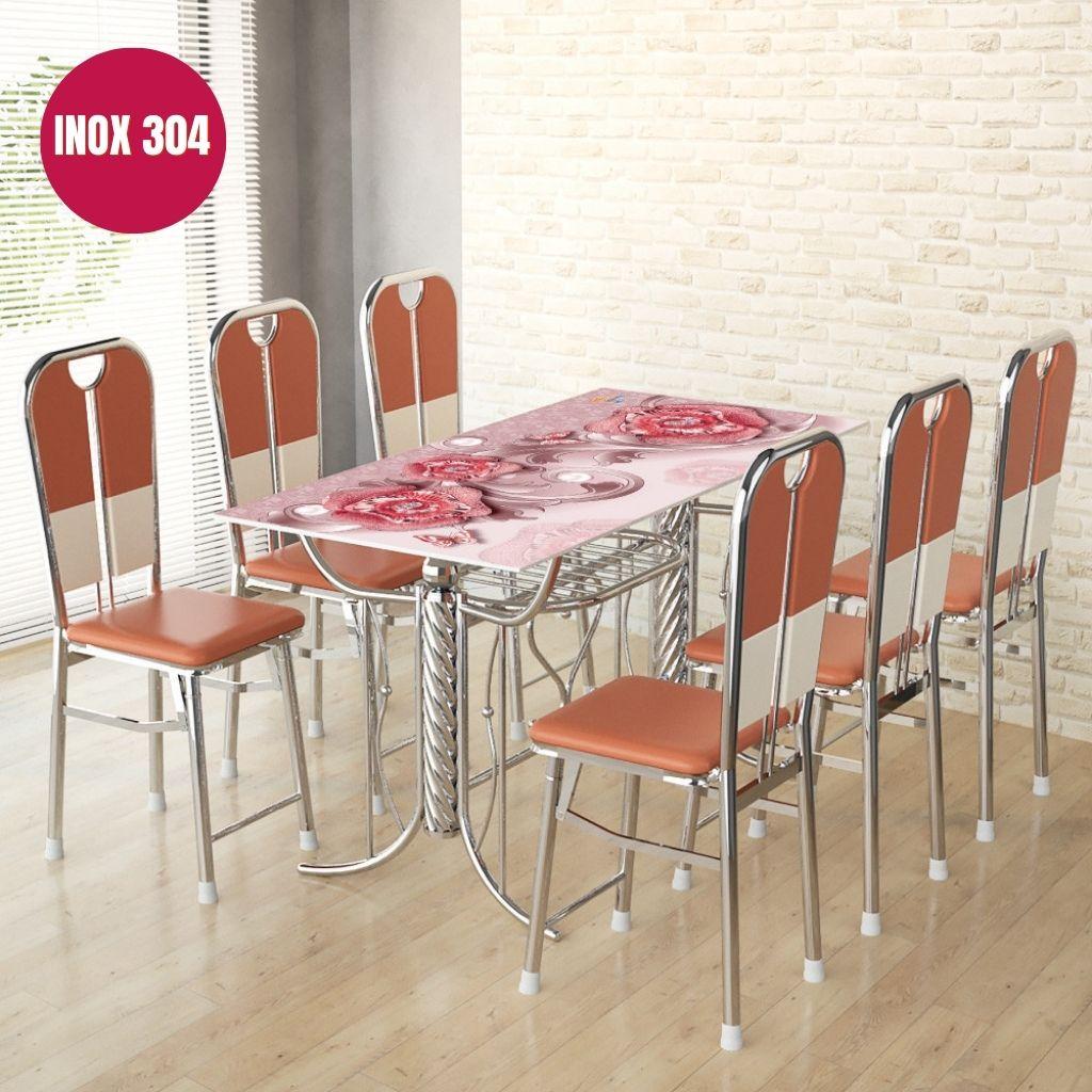 Khung làm từ Inox 304 nguyên chất — chống gỉ, bền lâu.