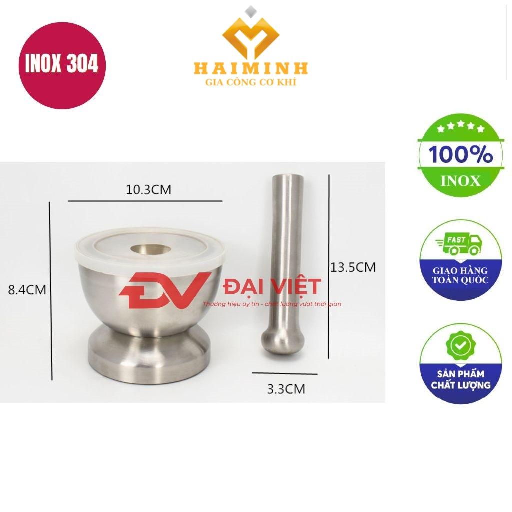 bộ cối chày inox 10.3X8.4cm